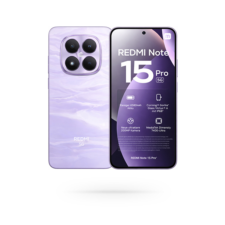 Xiaomi Redmi Note 15 Pro 5G purple Xiaomi Redmi Note 15 Pro 5G — изображение 1